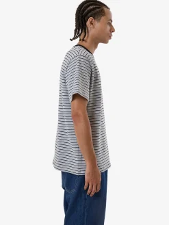 Fashion Thrills Tribute To Chaos Stripe Merch Fit Tee - Black