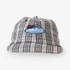 Sale Thrills Trust In Us 6 Panel Cap - Black White Check BlackWhiteCheck