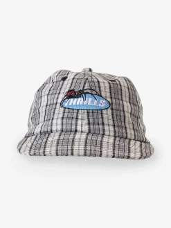 Sale Thrills Trust In Us 6 Panel Cap - Black White Check BlackWhiteCheck