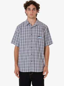 New Thrills Trust In Us Short Sleeve Shirt - White