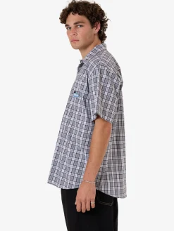 New Thrills Trust In Us Short Sleeve Shirt - White