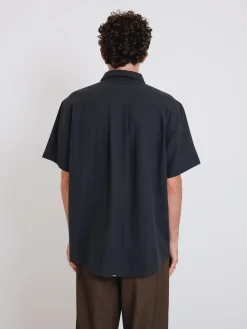 Online Thrills Unhinged Short Sleeve Shirt - Washed Black WashedBlack