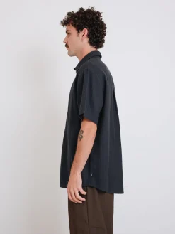 Online Thrills Unhinged Short Sleeve Shirt - Washed Black WashedBlack