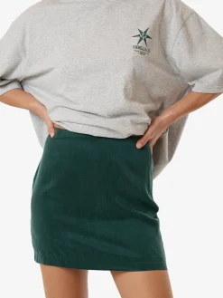 Online Thrills Valentina Mini Skirt - Deep Emerald DeepEmerald
