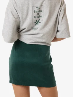 Online Thrills Valentina Mini Skirt - Deep Emerald DeepEmerald