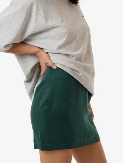 Online Thrills Valentina Mini Skirt - Deep Emerald DeepEmerald
