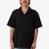 Discount Thrills Vanished Bowling Shirt - Black