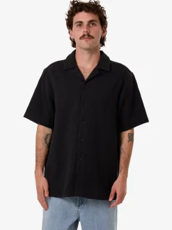 Discount Thrills Vanished Bowling Shirt - Black