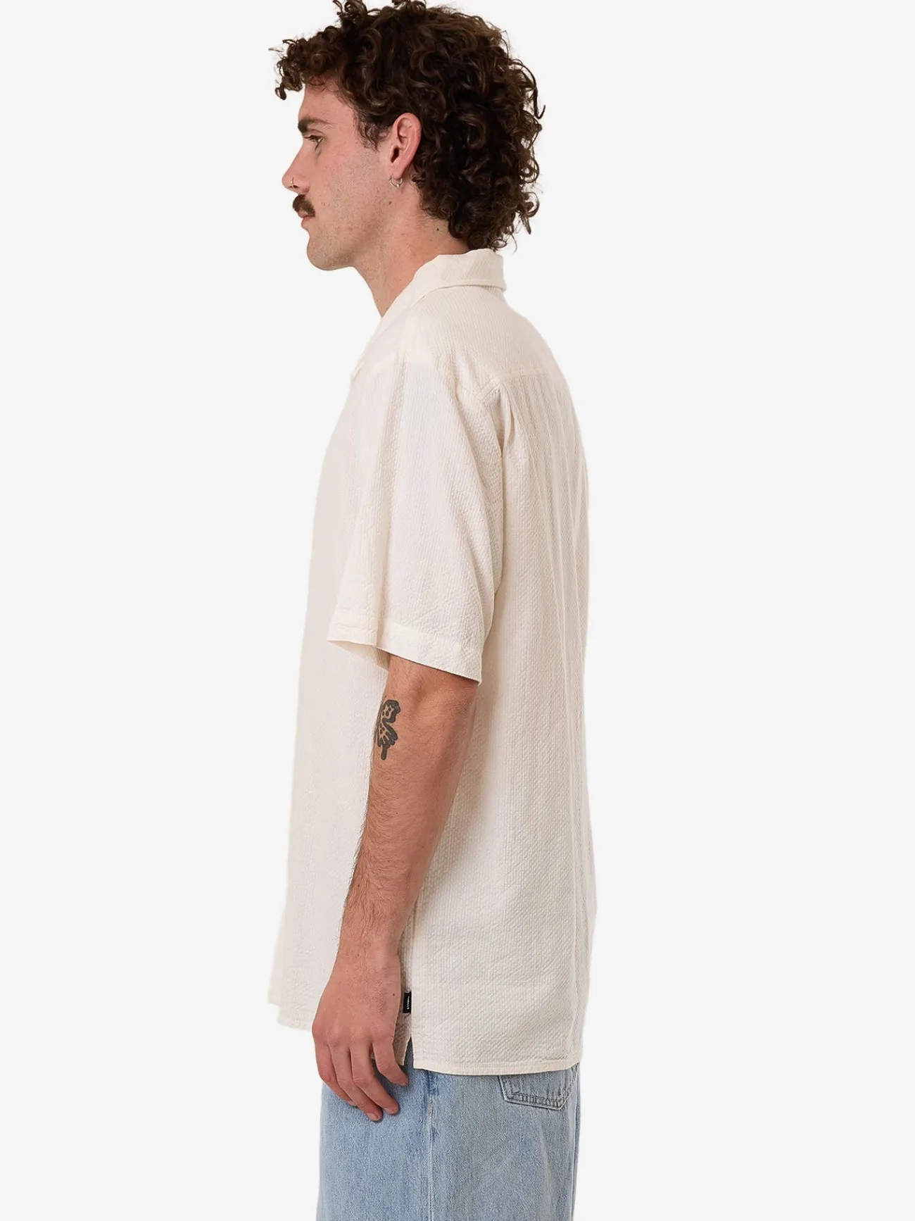 Fashion Thrills Walks Of Life Bowling Shirt - Heritage White HeritageWhite
