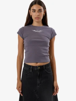 Outlet Thrills Winged Badge Club Tee - Graphite