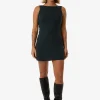 Discount Thrills Xavier Bias Mini Dress - Dark Jade DarkJade
