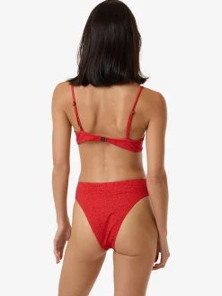 Discount Thrills Zinnia Underwire Bikini Top - Flame Red FlameRed
